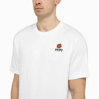 Shop Kenzo Crew-neck T-shirt With Logo In White