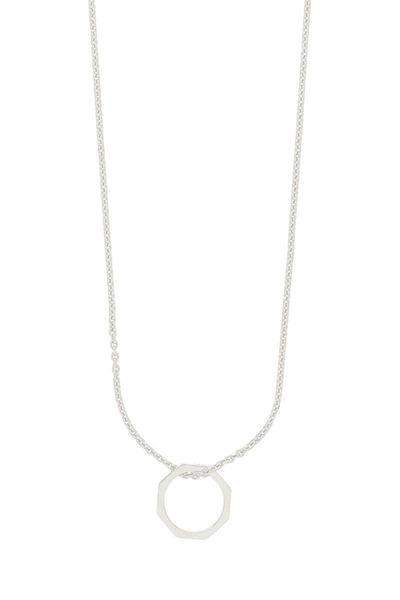 Shop Eéra Eera 'oh' Necklace With Sunglasses Holder In Silver