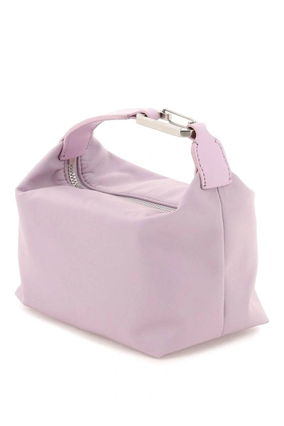 Shop Eéra Eera Laminated Leather Mini Moonbag In Purple