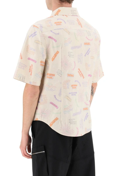 Shop Jacquemus 'la Chemise Aouro' Shirt In Multicolor