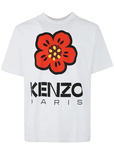 Shop Kenzo Boke Flower Classic T-shirt Clothing In White