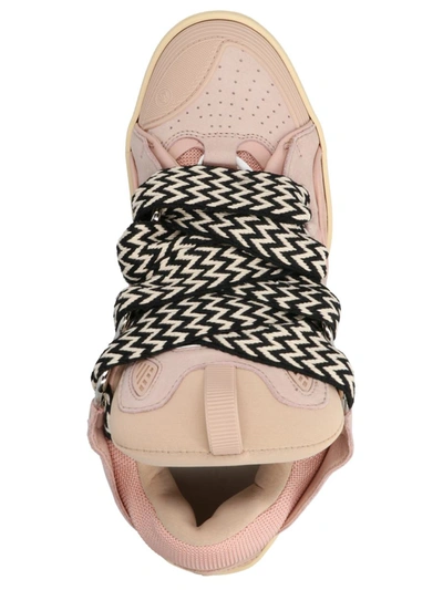 Shop Lanvin 'curb' Sneakers In Pink