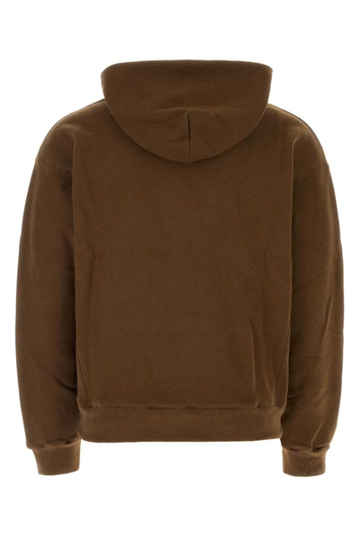 Shop Lemaire Sweatshirts In Brown