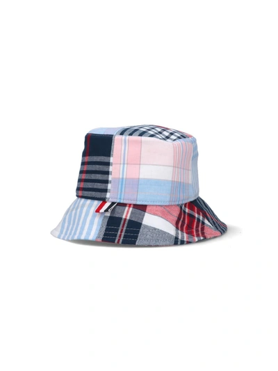 Shop Thom Browne Multicolour Cotton Hat In Rwbwht