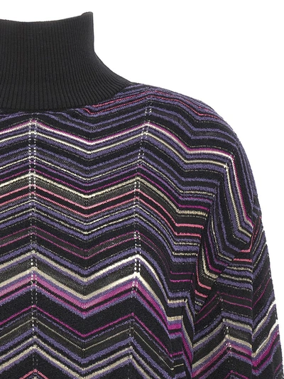 Shop Missoni 'zig Zag' Sweater In Multicolor