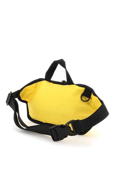 Shop Msgm Nylon Beltpack In Yellow