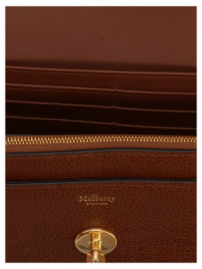 Shop Mulberry 'darley' Shoulder Bag In Brown
