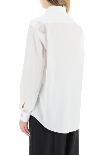 Shop N°21 N.21 Shirt With Jewel Buttons In White