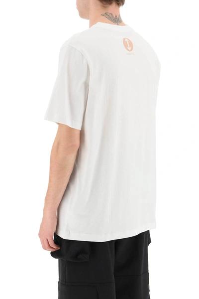 Shop Oamc Logo Print T-shirt In White