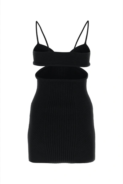 Off-white Off White Cut Out Mini Dress In Black