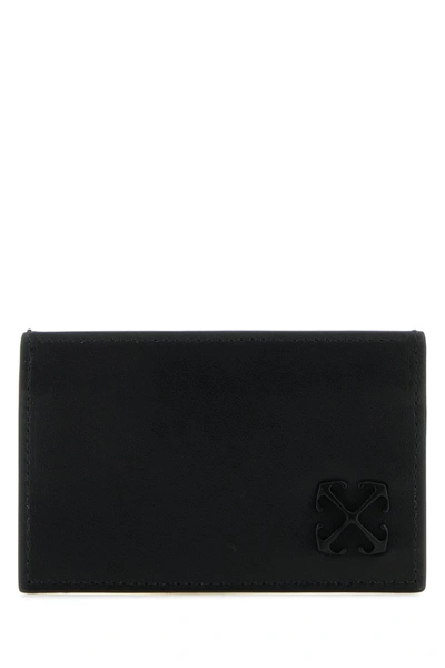 Shop Off-white Wallets In Blackblue