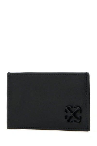 Shop Off-white Off White Wallets In Blackblue