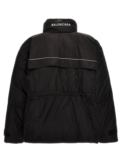 Shop Balenciaga Wrap Casual Jackets, Parka Black