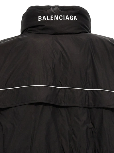 Shop Balenciaga Wrap Casual Jackets, Parka Black