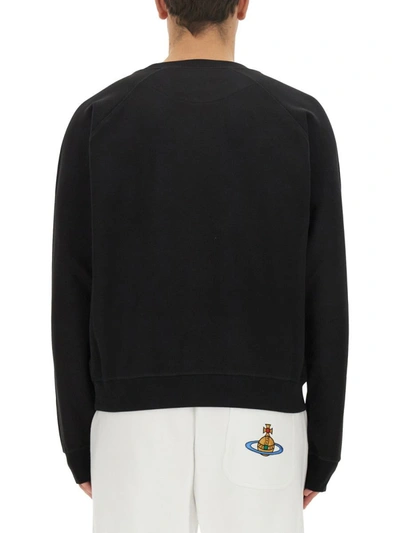 Shop Vivienne Westwood Sweatshirt With Logo Unisex In Black