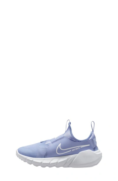 Shop Nike Flex Runner 2 Slip-on Running Shoe In Blue Bliss/ White