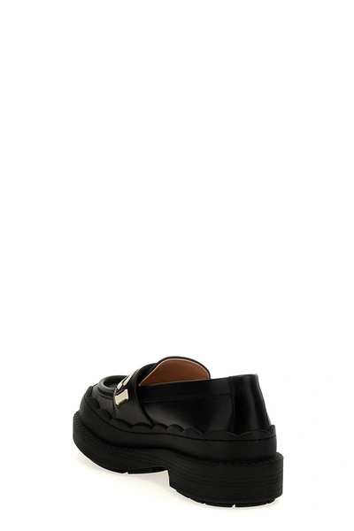 Shop Gucci Women Ornella' Loafers In Black