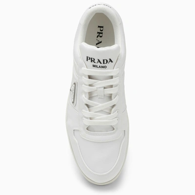 Shop Prada Men White Re-nylon Trainer