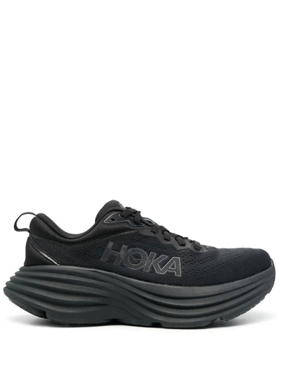 Shop Hoka W Bondi 8 Shoes In Bblc Black / Black