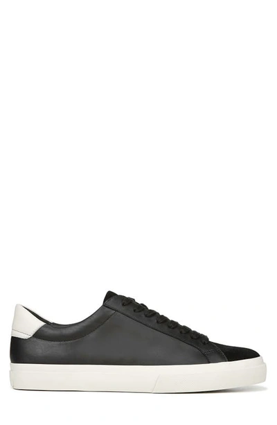 Shop Vince Fulton Sneaker In Black Prince Leather