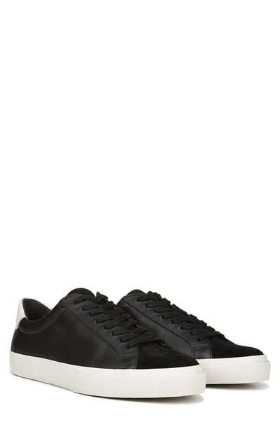 Shop Vince Fulton Sneaker In Black Prince Leather