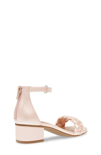 Shop Dolce Vita Dv  Braided Strap Ankle Strap Sandal In Pink Metallic