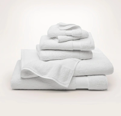 Shop Boll & Branch Organic Plush Bath Sheet Set In Sageleaf [hidden]