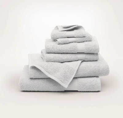 Shop Boll & Branch Organic Plush Bath Towel Set In Sageleaf [hidden]