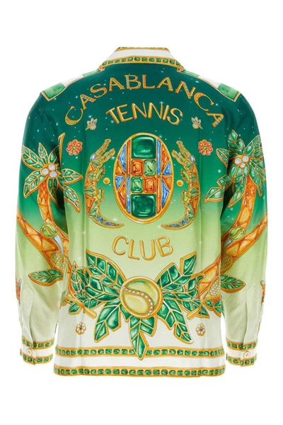 Shop Casablanca Shirts In Printed