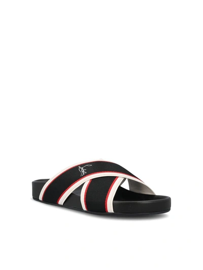 Shop Christian Louboutin Sandals In Black/multi