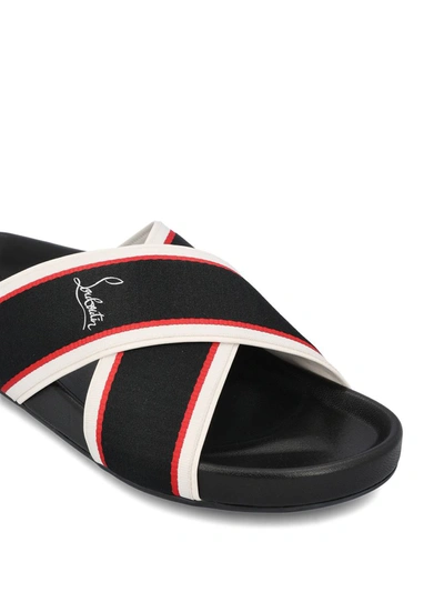 Shop Christian Louboutin Sandals In Black/multi