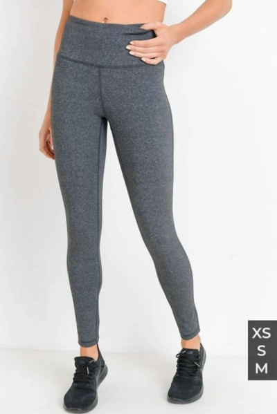 Shop Mono B Highwaist Solid Legging In Grey