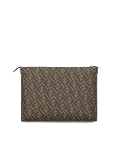 Shop Fendi Handbags In Tbmr+black+sand+p