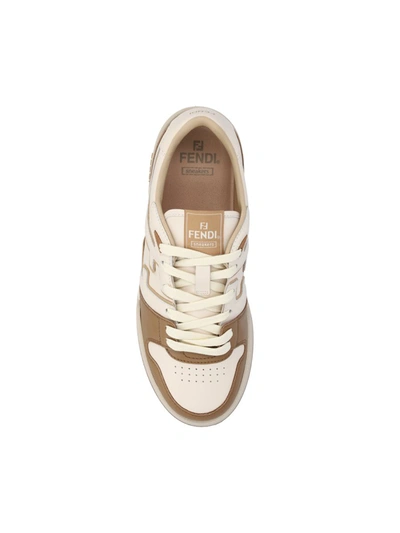Shop Fendi Sneakers In Hazel+white+mou+mou