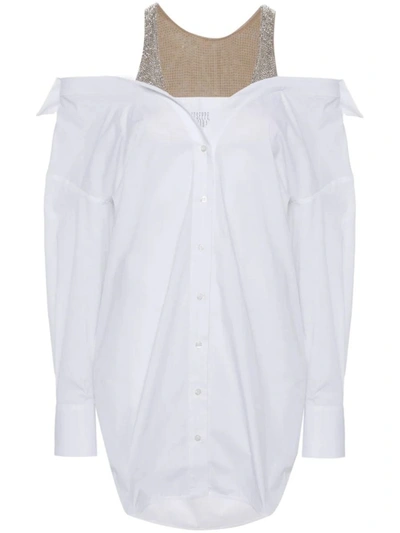 Shop Giuseppe Di Morabito Dresses In White
