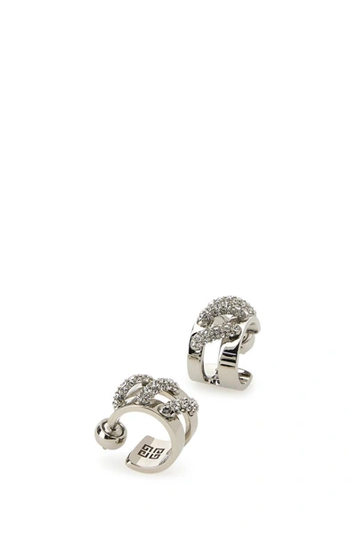 Shop Givenchy Earrings In Silvery