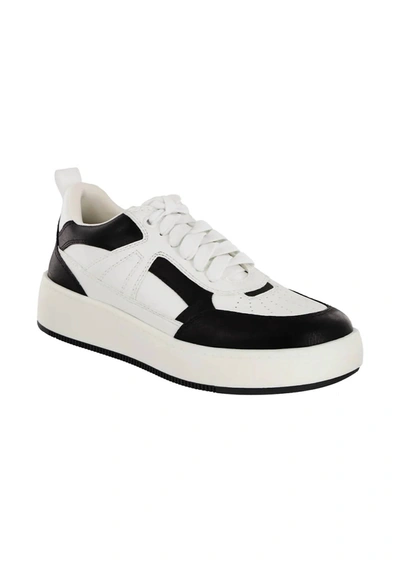 Shop Mia Women's Dice Sneakers In White Black