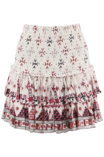 Shop Isabel Marant Étoile Isabel Marant Etoile 'naomi' Mini Skirt In White