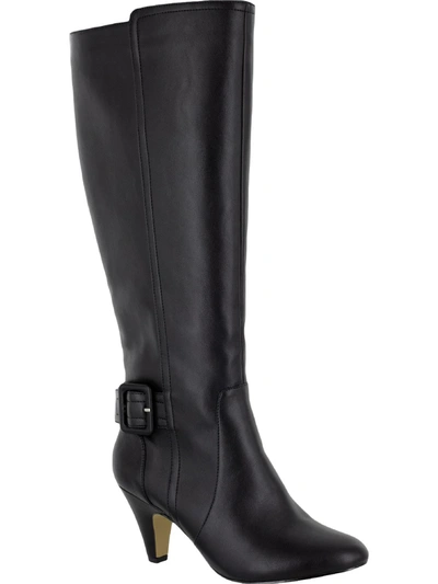 Shop Bella Vita Troy Ii Womens Leather Almond Toe Knee-high Boots In Black