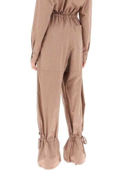Shop Lemaire 'parachute' Pants In Brown