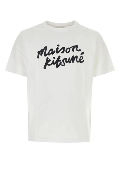Shop Maison Kitsuné Maison Kitsune T-shirt In Whiteblack