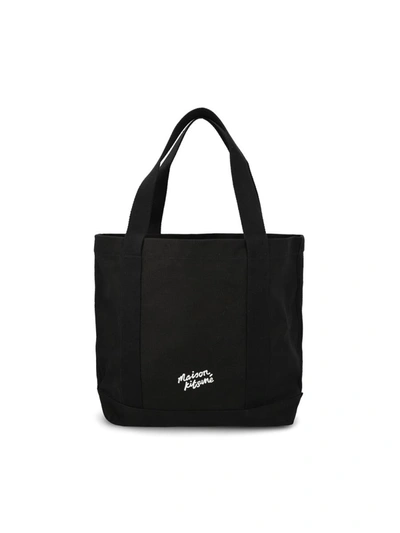 Shop Maison Kitsuné Maison Kitsune' Bags In Black