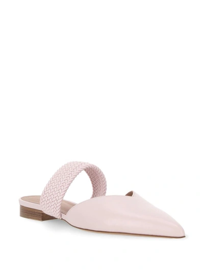 Shop Malone Souliers Flat Shoes In Sakura Pink