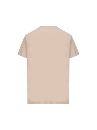 Shop Moncler T-shirts And Polos In Beige