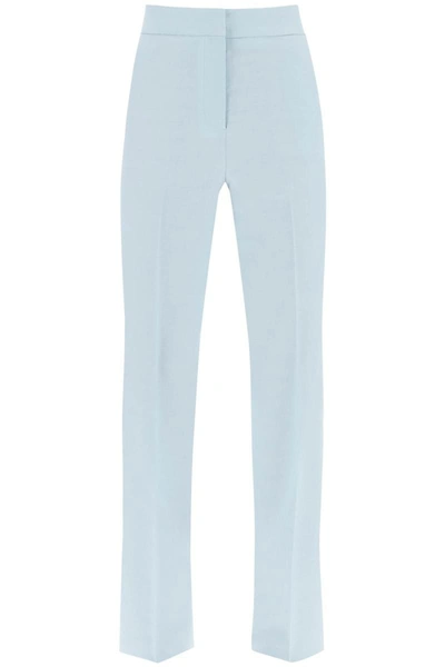 Shop Mvp Wardrobe 'waldorf' Pants With Straight Leg In Blue
