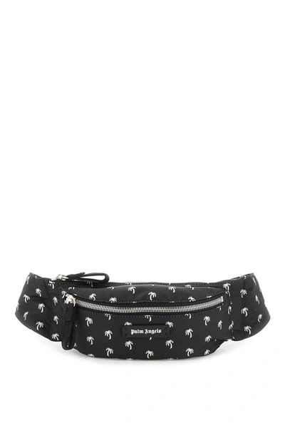 Shop Palm Angels Beltpack With All-over Palms Motif In Multicolor