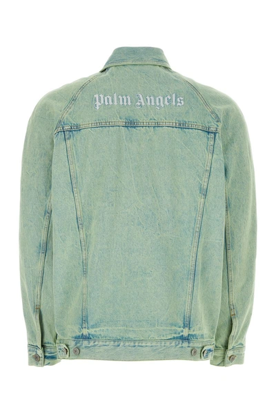 Shop Palm Angels Jackets In Mintoff