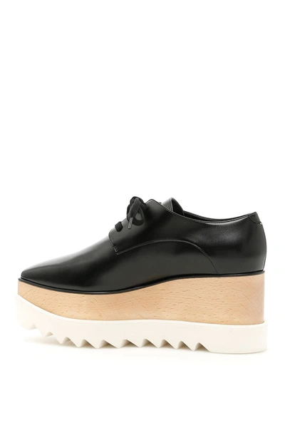 Shop Stella Mccartney Elyse Lace-up Shoes In Black