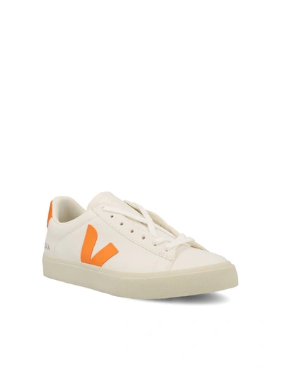 Shop Veja Sneakers In White/fury