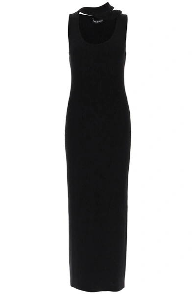 Shop Y/project Y Project Ribbed Knit Maxi Dress In Black